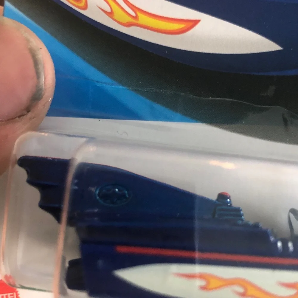 Mattel Hot Wheels 1966 Bat Boat - Blue and Red